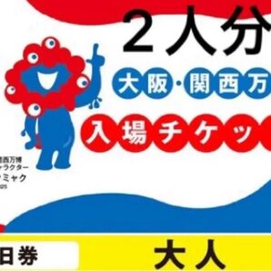 大阪 関西万博 EXPO2025一日券大人ぺア2枚セット 電子チケットID チケットID 一日券