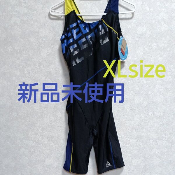★新品未使用 タグ付き★ XL 13号 オールインワン フィットネス水着 練習用水着 リーボック Reebok