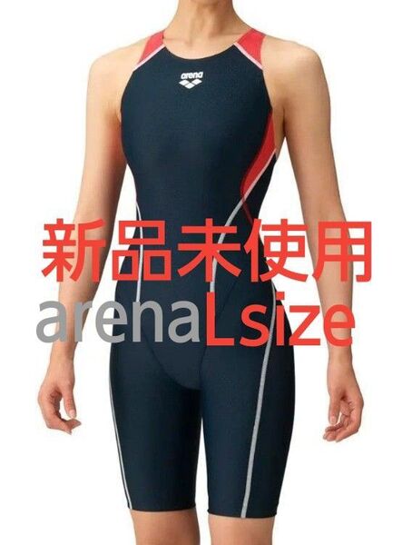 ★新品未使用★ 未開封 アリーナ 競泳水着 Lサイズ 承認マーク付き アクアレーシング ハーフスパッツ arena ①