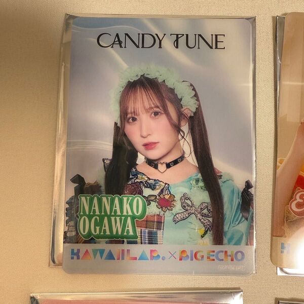 CANDY TUNE ビックエコー KAWAII LAB.コラボ 小川奈々子クリアカード