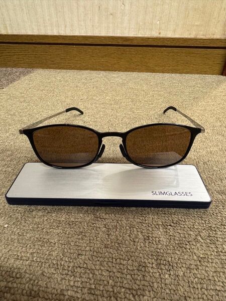 SLIMGLASSES SL-S81 ブラック ブラウンレンズ