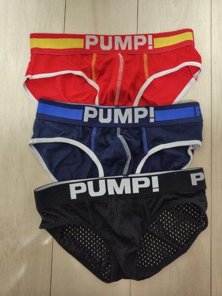 3枚セット PUMP ビキニブリーフ Mサイズ