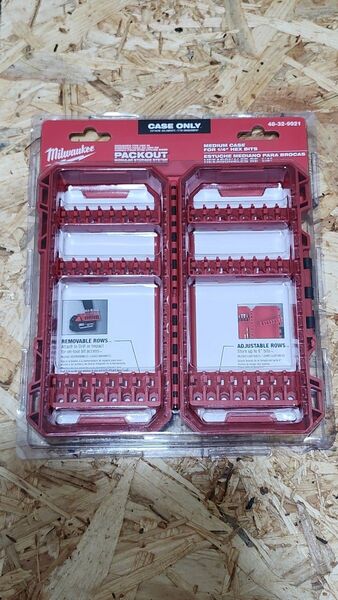 Milwaukee PACKOUT ミルウォーキー パックアウト コンパクトケース ミディアムサイズ(ダブル)