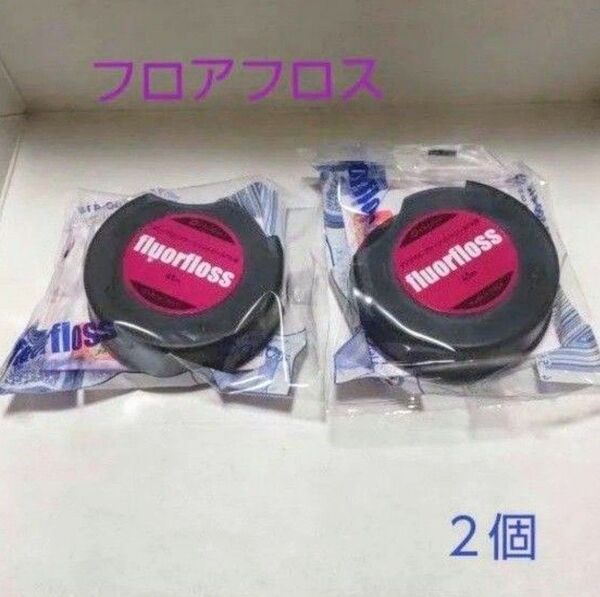 フロアフロス 45m 2個セット オーラルケア デンタルフロス