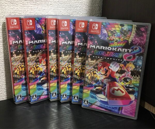 マリオカート8 デラックス Nintendo Switch 6枚セット 新品未開封シュリンク付き