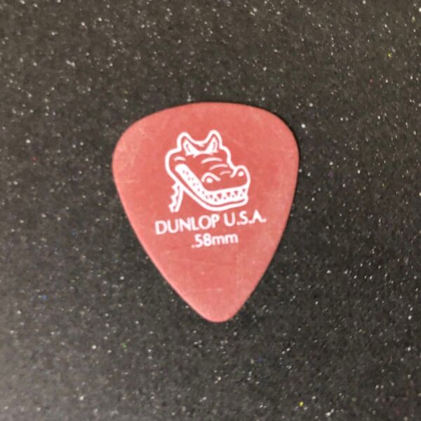 ギター ピック JIM DUNLOP ジムダンロップ ティアドロップ 0.58㎜
