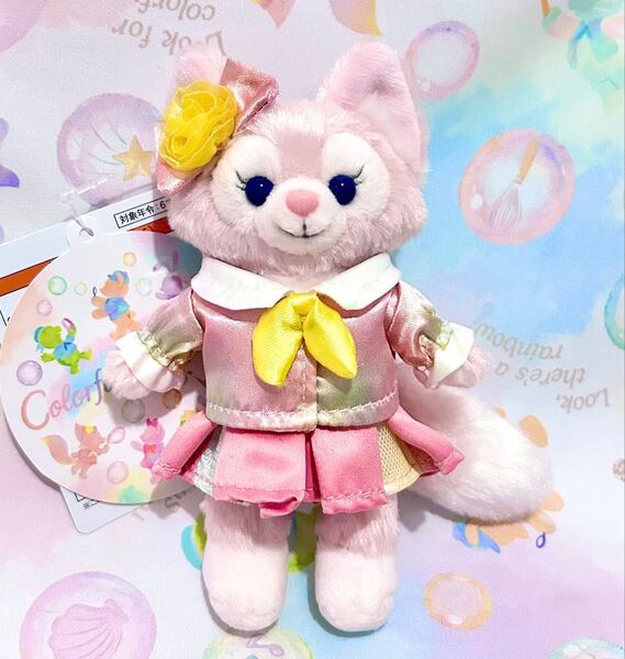 お顔厳選☆ カラフルハピネス リーナベル ぬいぐるみバッジ