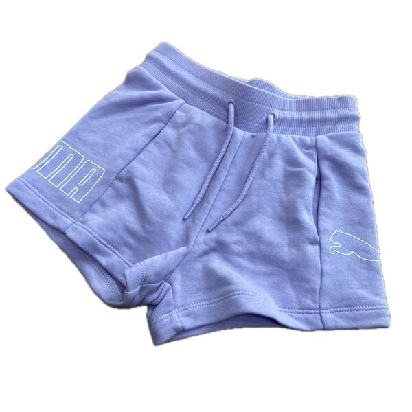 未使用 PUMA プーマ キッズ ジュニア 女の子 ショートパンツ ハーフパンツ 短パン 120cm 紫 パープル