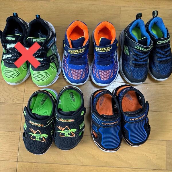 SKECHERS スケッチャーズ キッズ ベビー スニーカー シューズ サンダル 4足まとめ売り 13cm 14cm