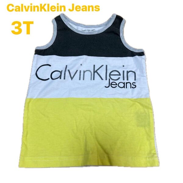 CalvinKlein Jeans カルバンクライン ジーンズ キッズ ベビー タンクトップ ノースリーブ 3T 90〜100cm