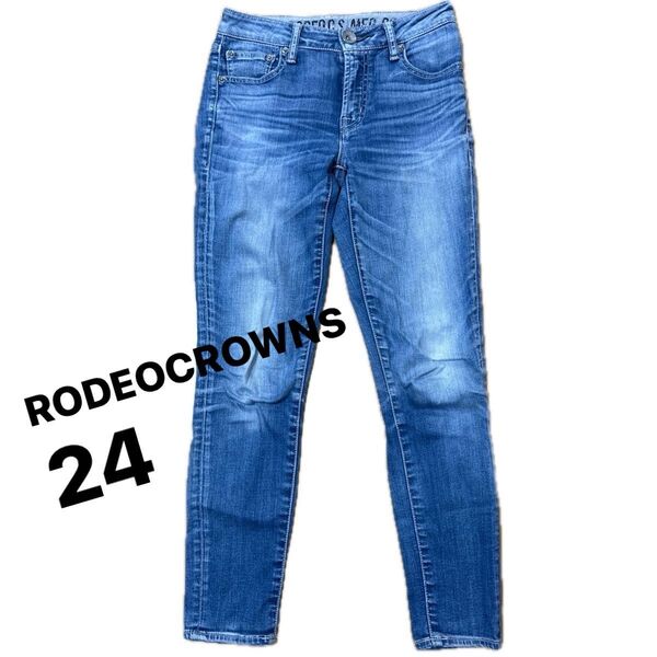 RODEOCROWNS ロデオクラウンズ ジーンズ Gパン パンツ デニム スキニー 24インチ
