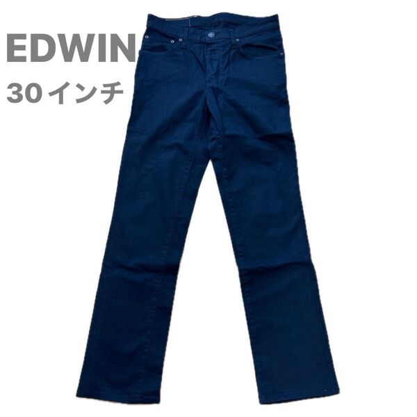 EDWIN エドウィン GOLDRUSH メンズ パンツ デニム ジーンズ ストレート ストレッチ 30インチ ブラック