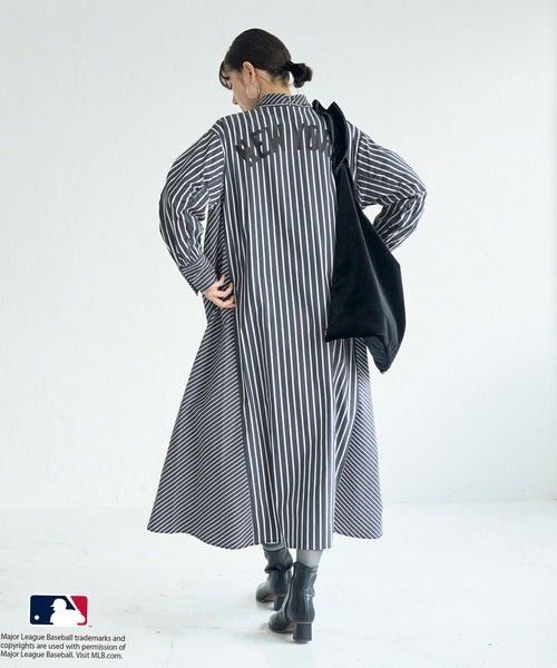 MLB ロペピクニック リボンタイシャツワンピース ヤンキース ROPE' PICNIC