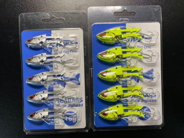 コアマン IJ-16風 KOKOルアー シーバス プレートジグヘッド 16gと26gのセット