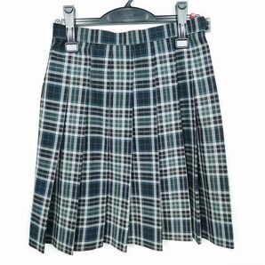 コスプレ スクールスカート 夏物 W63 L52 かわいい緑チェック 中学 高校 プリーツ 制服 女子 KANKO カンコー