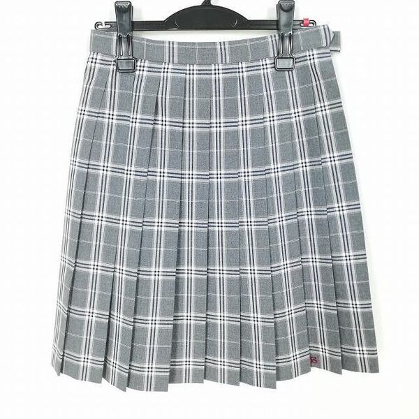 かわいい コスプレ スクールスカート 夏物 W63 L51 グレーチェック 栃木県 私立 宇都宮文星女子 高校 制服