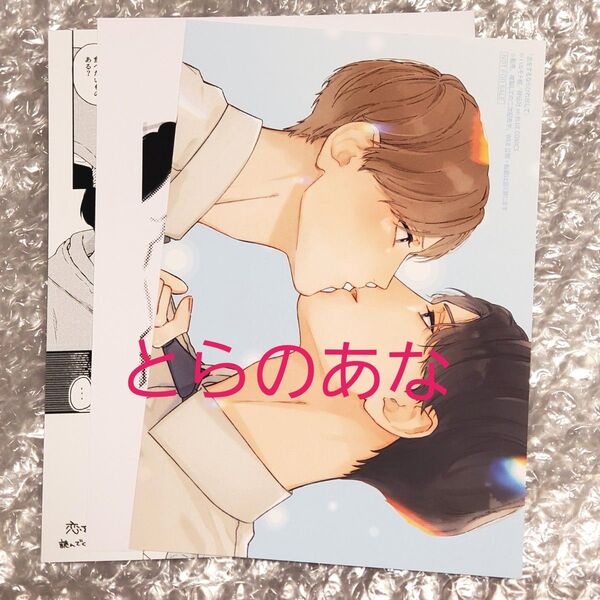 恋をするならひれ伏して とらのあな特典 両面イラストカード フェア特典 ハルモト紺 特典のみ