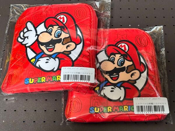 ジョーシン スーパーマリオ ポケッタブルバッグ エコバッグ 2個セット