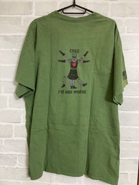 EXILE I’VE HAD WORSE Tシャツ グリーン系 古着 GILDAN XL