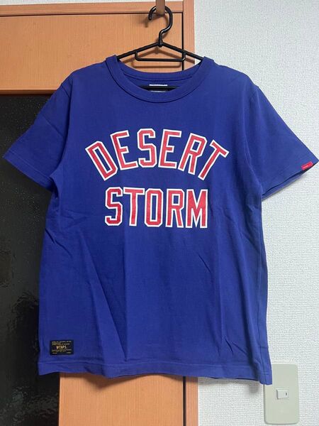 WTAPS DESERT STORM Tシャツ ブルー S ダブルタップス