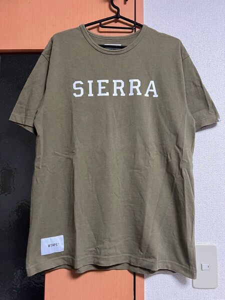 WTAPS ダブルタップス SIERRA Tシャツ カレッジロゴ/サイズ1/コットン/211ATDT-CSM14