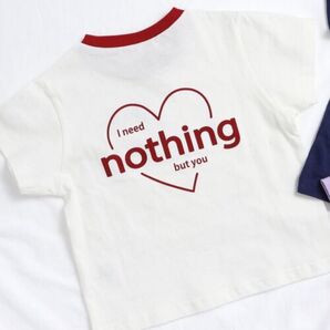 apres les cours ハートロゴ Tシャツ 100㎝