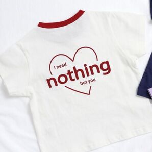 apres les cours ハートロゴ Tシャツ 100㎝