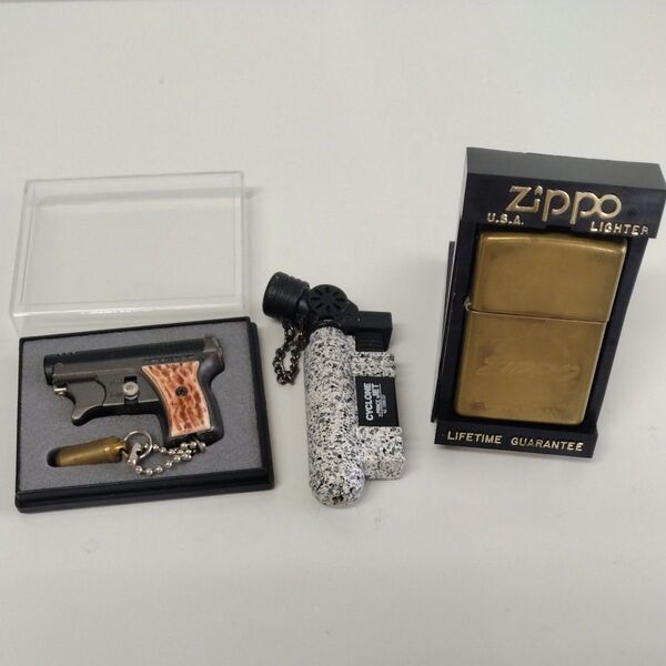 【3点まとめ売り】 ZIPPO ライター ガスライター ジッポー オイルライター 喫煙具