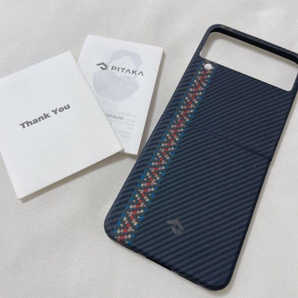PITAKA Galaxy Z Flip4 ケース MagEZ Case 3 600Dアラミド繊維製 超極薄 超軽量MagSafe