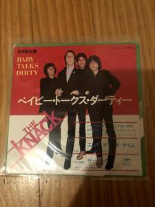 7inch The Knack Baby Talks Dirty (1980 Capitol Records ECR-20660) パンク天国 KBD