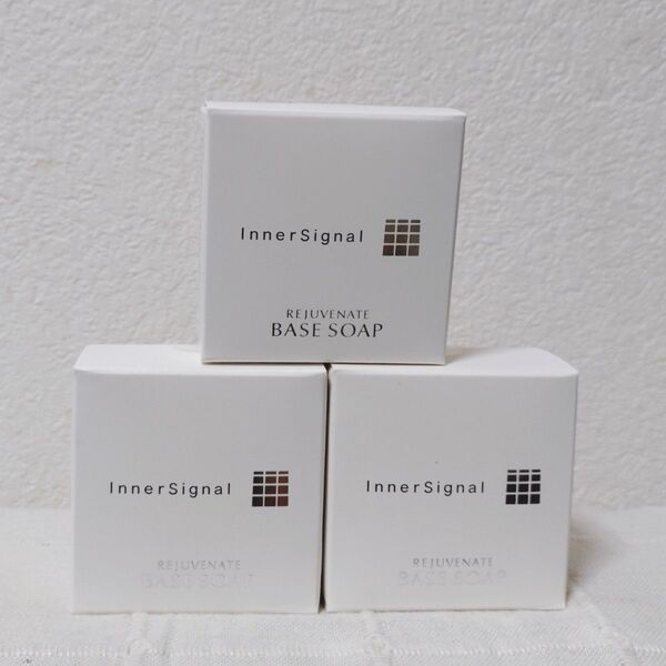 新品未開封 インナーシグナル リジュブネイトベースソープb×3個 洗顔石鹸