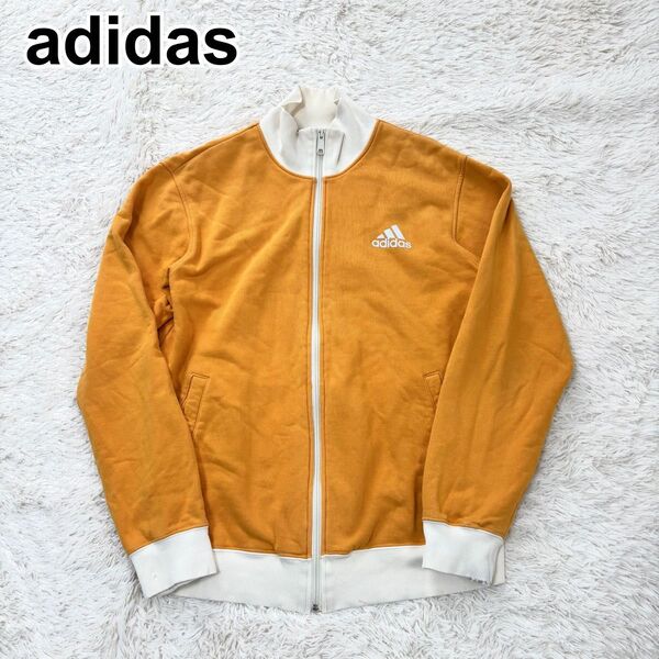 adidas アディダス トラックジャケット パフォーマンスロゴ オレンジ ジャージ メンズ レディース ユニセックス y2k