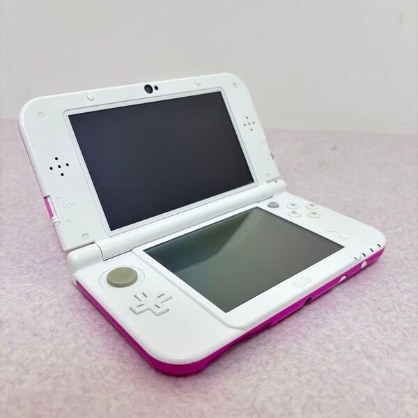 ☆【外観美品】New 3DSLL RED-001 ピンク ニンテンドー ジャンク
