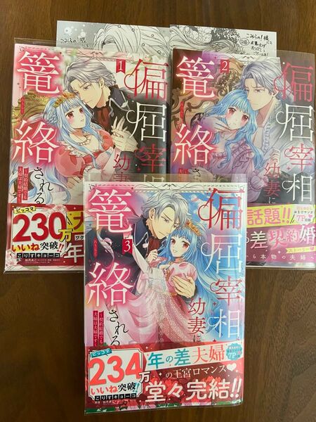 ★特典付き★偏屈宰相幼妻に篭絡される~契約結婚 1〜3巻 完結セット