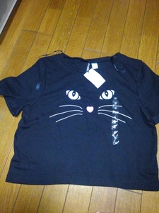 H&M 猫 Tシャツ