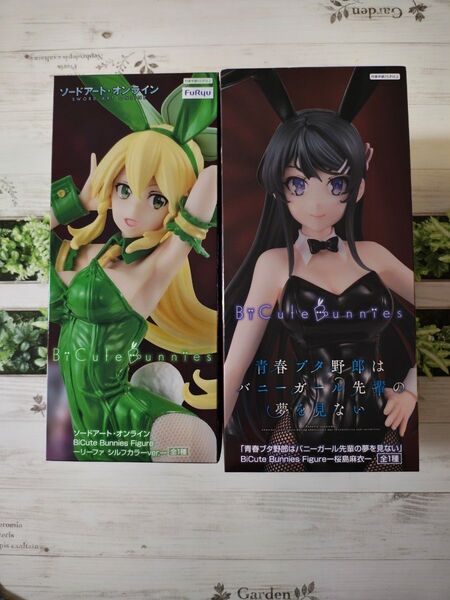 桜島麻衣 リーファ バニー フィギュア BiCute Bunnies Figure 2個セット