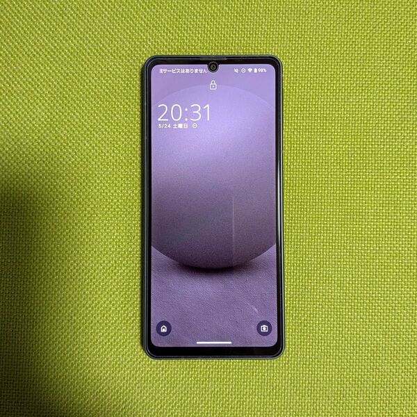 【中古】AQUOS sense8 SH-M26 ブラック SIMフリー
