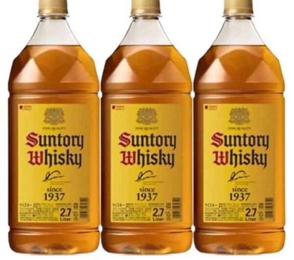 サントリー 角瓶 40度 2700mlペットボトル(2.7L)×3本セット SUNTORY