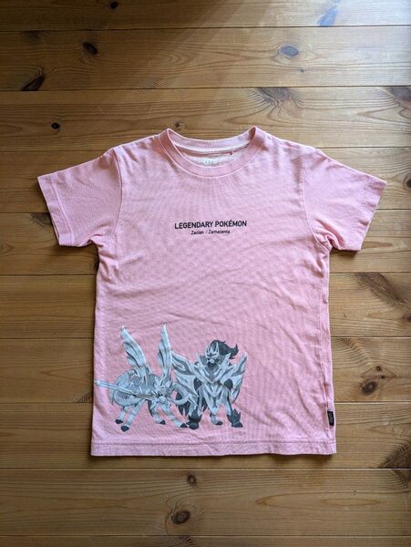 ユニクロ ポケモン Tシャツ ピンク 140 ザシアン ザマゼンタ