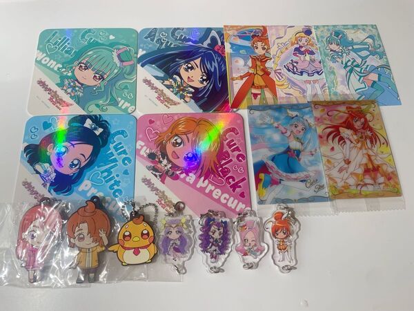 プリキュア コースター ラバーストラップ キーホルダー