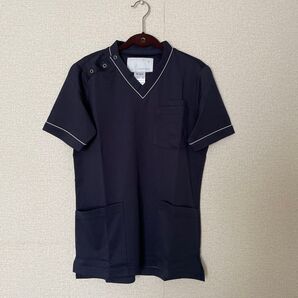 スクラブトップス ネイビー S 医療用
