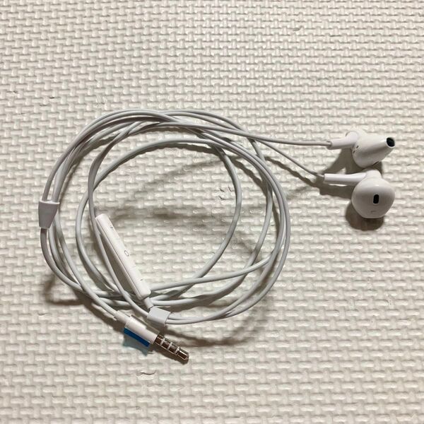ホワイト 有線イヤホン 3.5mmイヤホンジャック