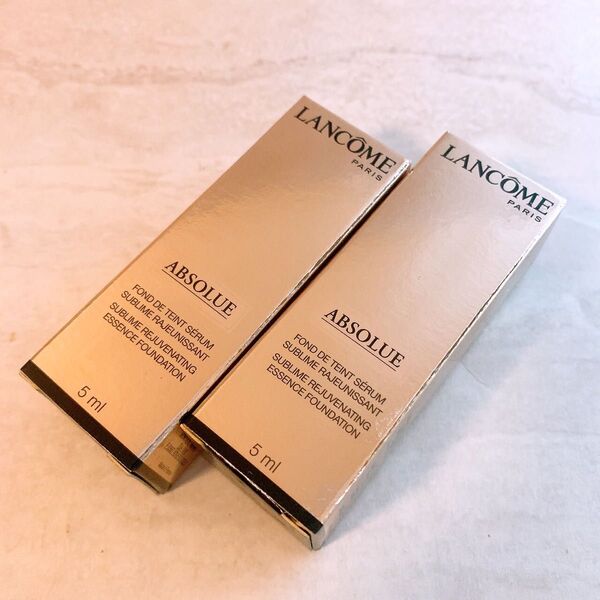 ☆未使用☆2点セット LANCOME アプソリュタンサブリムエッセンスリキッド 110-PO 5ml ファンデーション ランコム