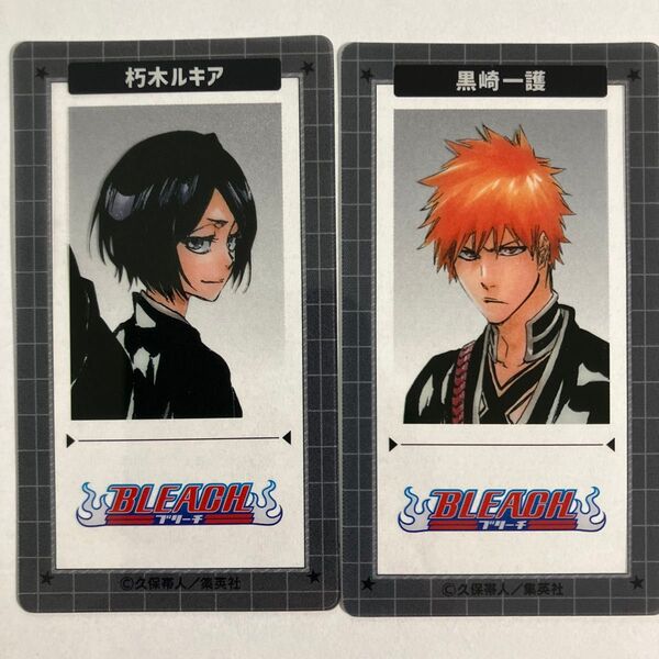 週刊少年ジャンプ BLEACH ブリーチ クリア SLIM カード コレクション 黒崎一護 朽木ルキア