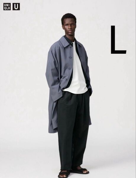 UNIQLO U ユニクロU ライトウェイトスウェットワイドパンツ L ブラック 新品未使用【価格交渉不可】