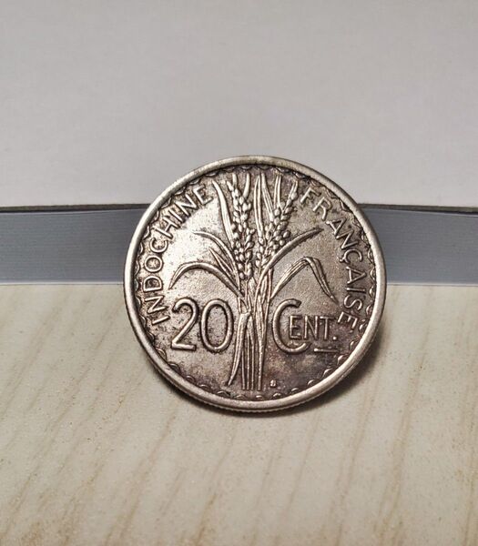 仏領 インドネシア 20セント 1941年 コイン 古銭 アンティーク 硬貨 外国コイン