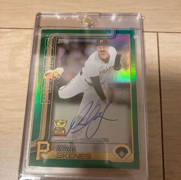 99枚限定 ポールスキーンズ 直筆サイン 2025 topps series1 MLB