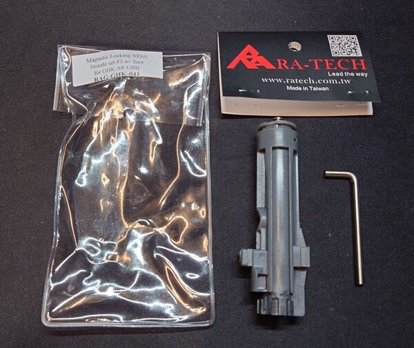 RA-TECH NPAS 可変流量ローディングノズル GHK M4 GBB ジャンク扱い NPASアジャストツール付き