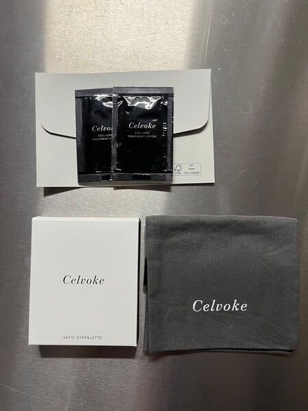 celvoke ヴァティック アイパレット 11 セルリュクストリートメントローション クリーム 巾着