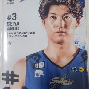 Bリーグリアルカードコレクション 安藤誓哉選手